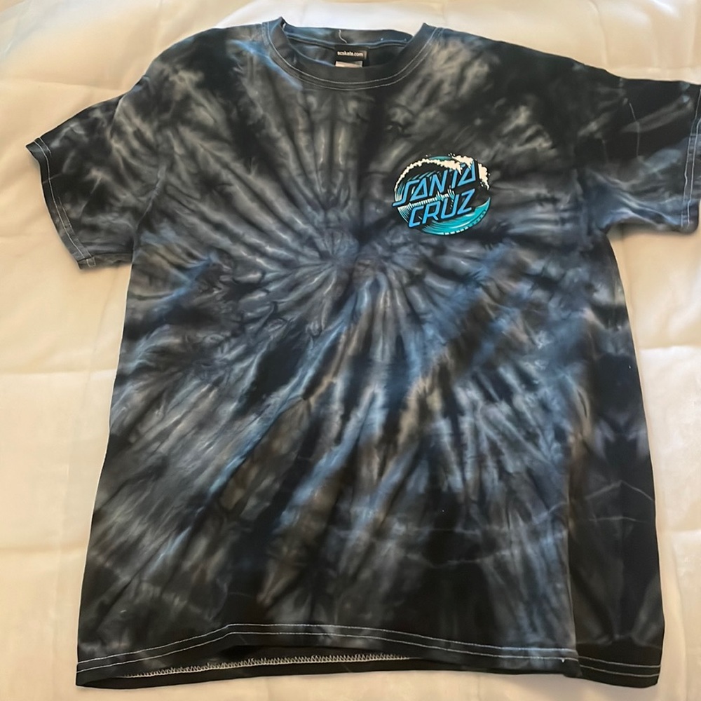 California Santa Cruz tie-dye tee shirt